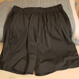 2 pair Nike Dri Fit shorts Charcoal and Black size XL